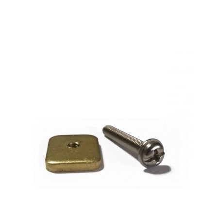 Винты для плавника JP Fin Screw M4x25 - PH2 including brass sliding nut 25