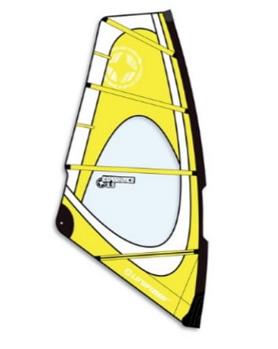 Парус UNIFIBER 24 Experience EVO II Dacron Complete Rig 3.5 Fluo Yellow